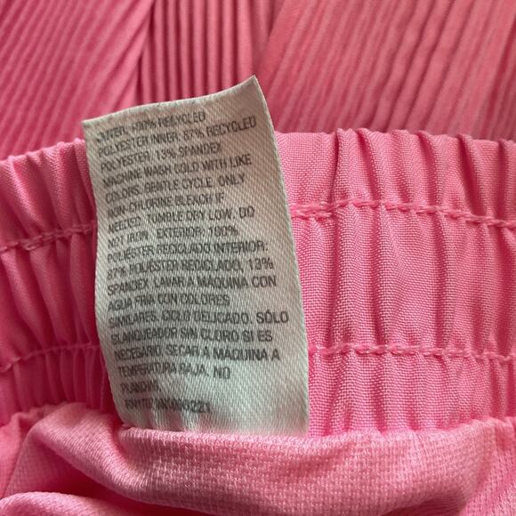 All In Motion Micro Pleated Pink Athletic Shorts S - Picture 4 of 5